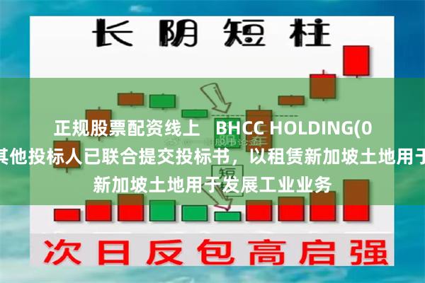 正规股票配资线上   BHCC HOLDING(01552)附属及其他投标人已联合提交投标书，以租赁新加坡土地用于发展工业业务