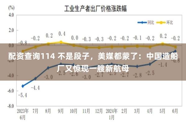 配资查询114 不是段子，美媒都蒙了：中国造船厂又惊现一艘新航母