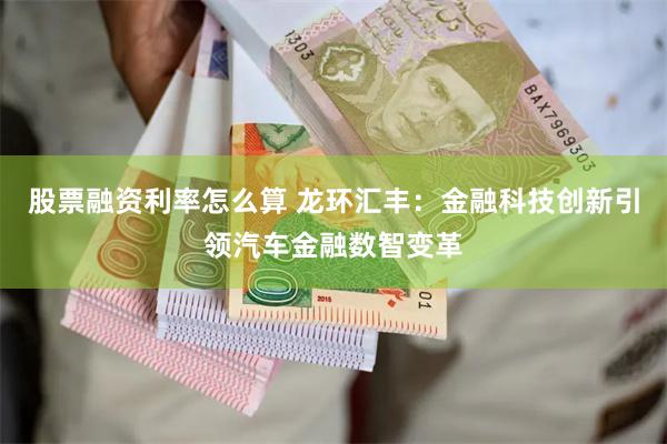 股票融资利率怎么算 龙环汇丰：金融科技创新引领汽车金融数智变革